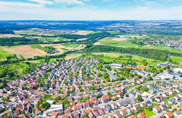 Luftbild Weitblick gen Westen