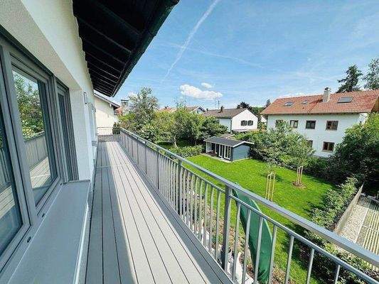 Balkon mit Südausrichtung