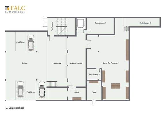 Grundriss 2. Untergeschoss