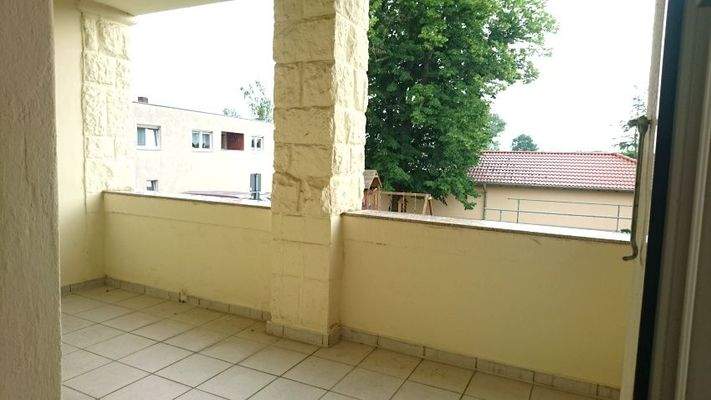 Blick auf den Balkon