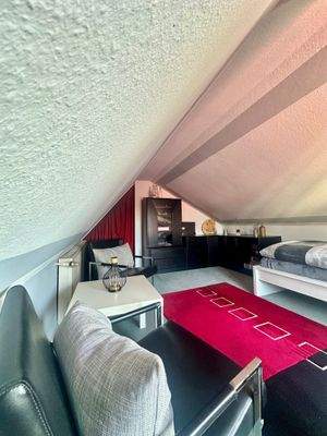 Kleines Gästezimmer in der Dachspitze