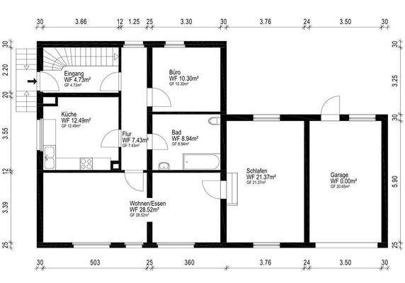 Grundriss Erdgeschoss