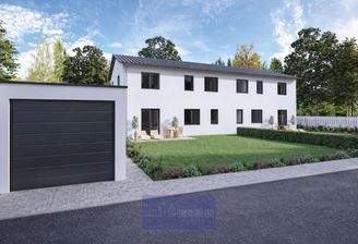 Moderne Doppelhaushälfte mit Gartenfläche