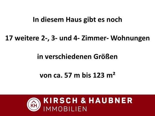 17 weitere Wohnungen...