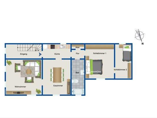 Grundriss Obergeschoss 