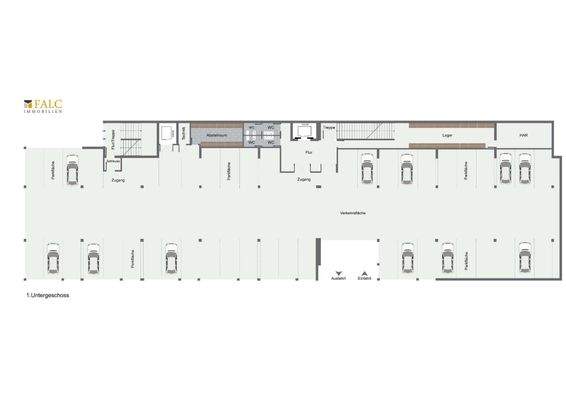 Grundriss 1. Untergeschoss