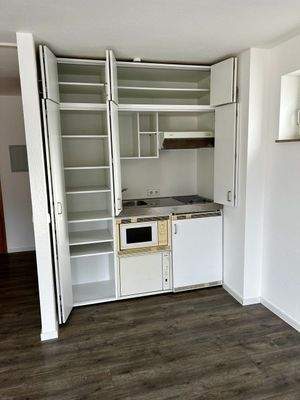 Einbauküche, geöffnet