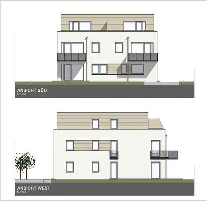 Ansicht West und Süd