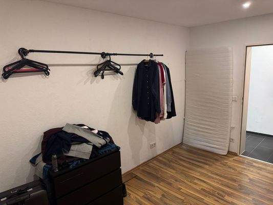 Garderobe im Schlafzimmer