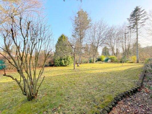 Sehr großes Gartengrundstück