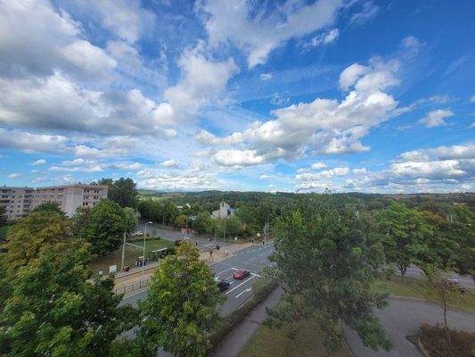 Ausblick vom Schlafzimmer