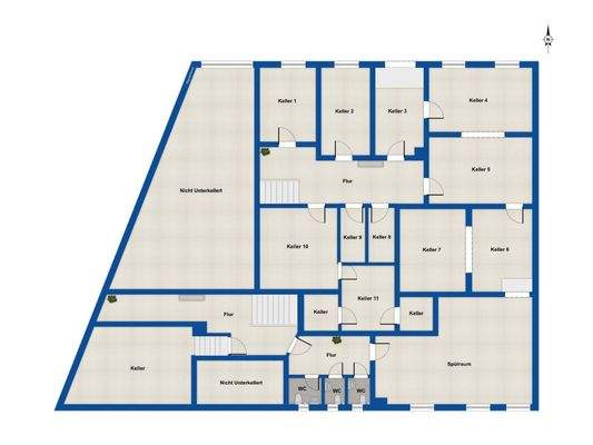Grundriss Kellergeschoss