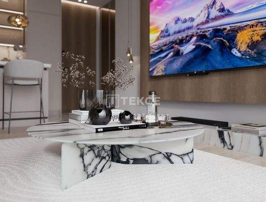 Sea View Apartments in a New Project in Mersin Ayaş