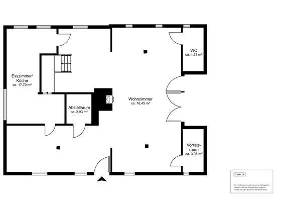 Grundriss Wohnhaus EG