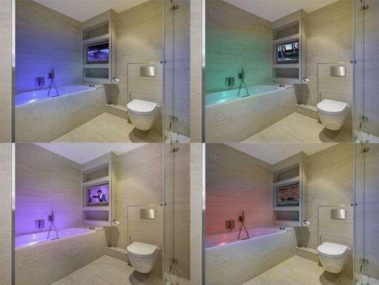 Lichtspiel des Whirpools