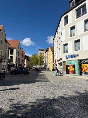 Blick in die Fußgängerzone