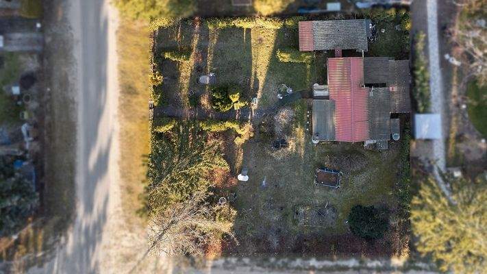 Luftaufnahme des Grundstücks