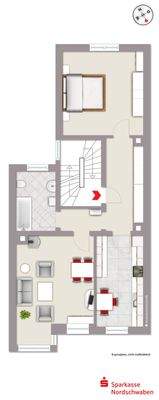 Grundriss des 2. Obergeschosses