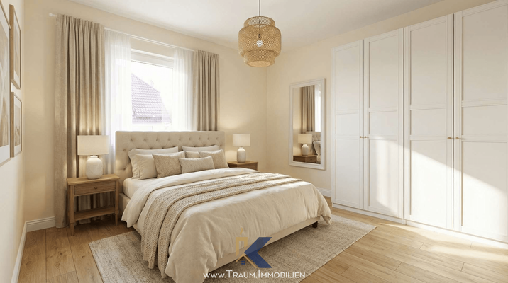 So könnte es aussehen: Schlafzimmer OG