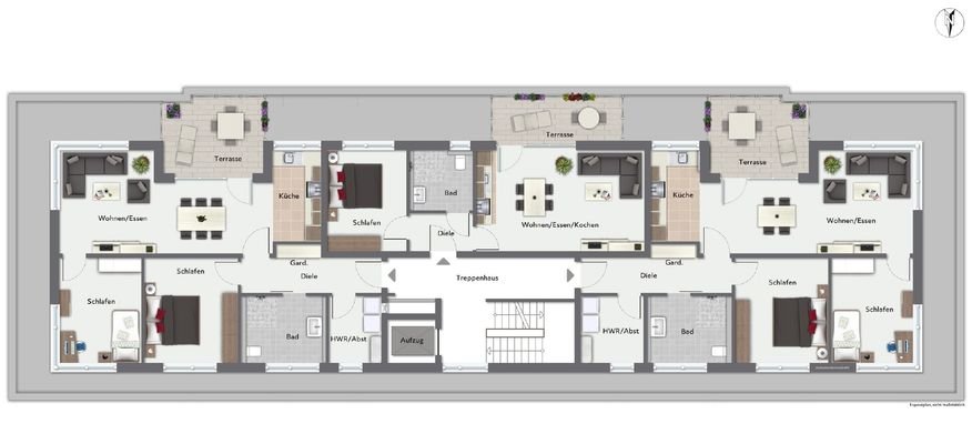 Staffelgeschoss Haustyp 4
