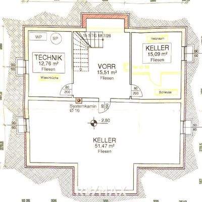 Grundriss Keller