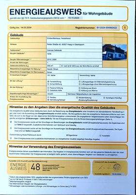 Energieausweis Seite 1