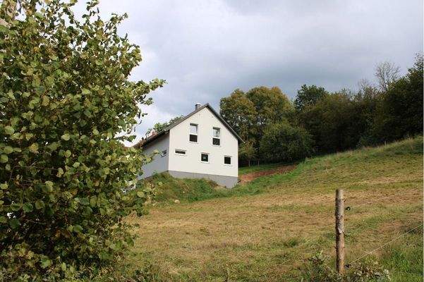 Seitenansicht vom Weg