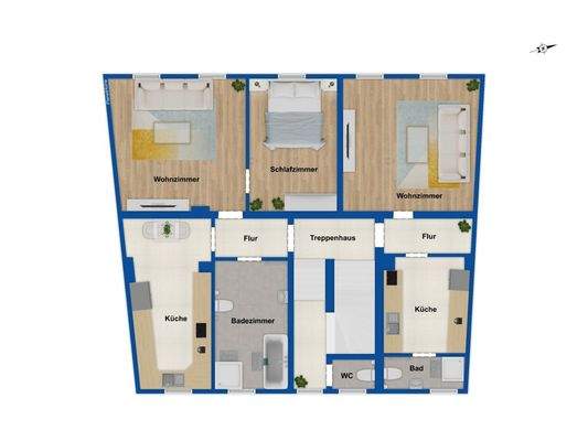 Grundriss 1.Obergeschoss