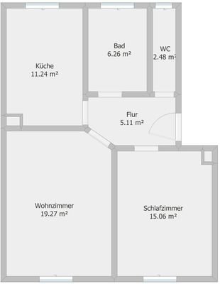 Grundriss (allgemein) - 1x Eigentumswohnung