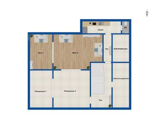 Grundriss Obergeschoss 