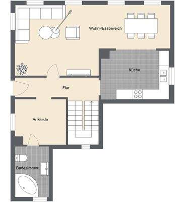 Grundriss Erdgeschoss