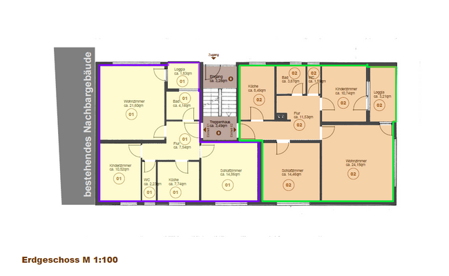 Grundriss Erdgeschoss 