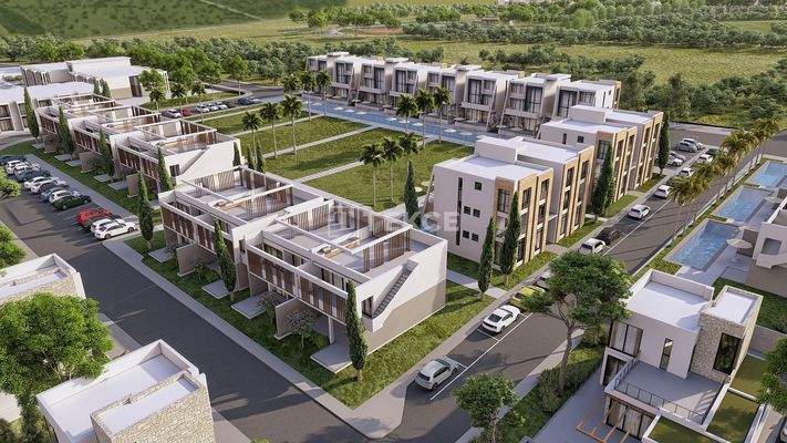 Seafront Flats for Sale in a Developed Complex in Tatlısu