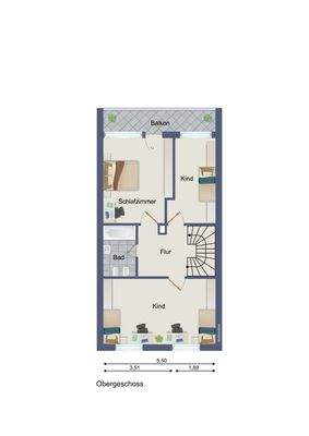 Grundriss Obergsechoss