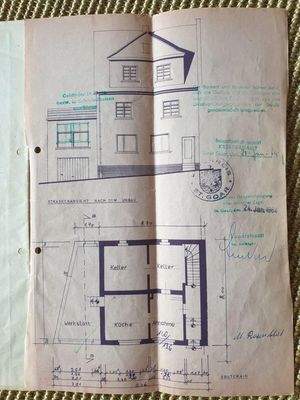 Grundriss Umbau 1964
