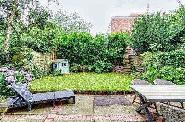 Ausblick in den Garten