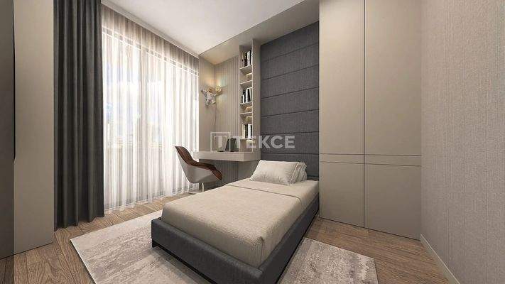 Chic Design 2-Bedroom Flats in a Project in Ankara