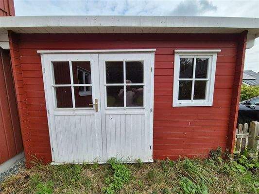 Gartenhütte für Fahrräder