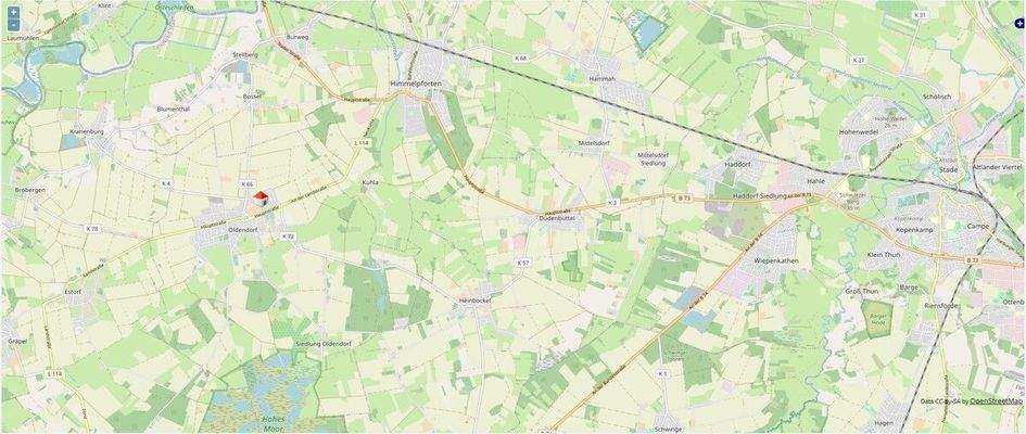 ungefähre Lage des Hauses