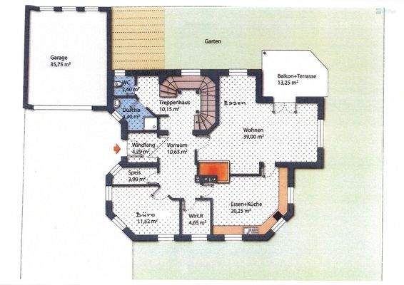 Grundriss Erdgeschoss