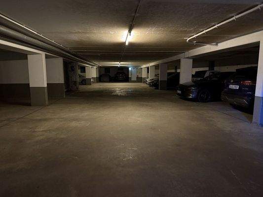 Blick in die Tiefgarage
