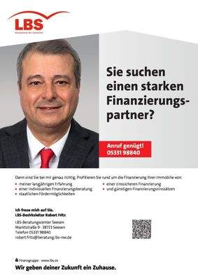 Finanzierungsplakat Robert