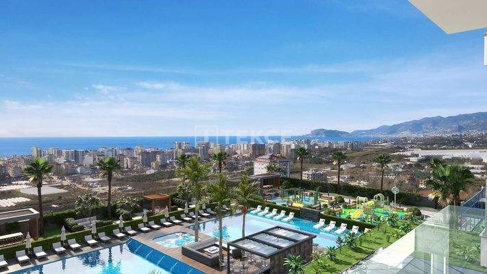 Stunning City and Sea View Flats in Mahmutlar Alanya