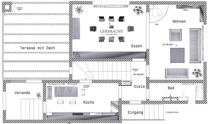 Grundriss Haupthaus EG