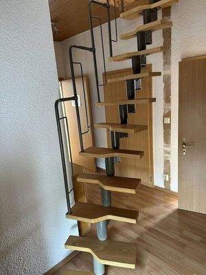 Treppe ins Dachgeschoß