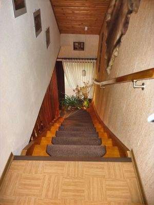 Treppe vom Dachgeschoss zum EG