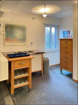 Praktische Küche im 1. Obergeschoss