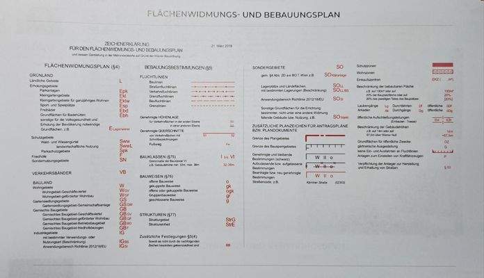 FLÄWI- und BEBAUUNGS BESCHREIBUNG I