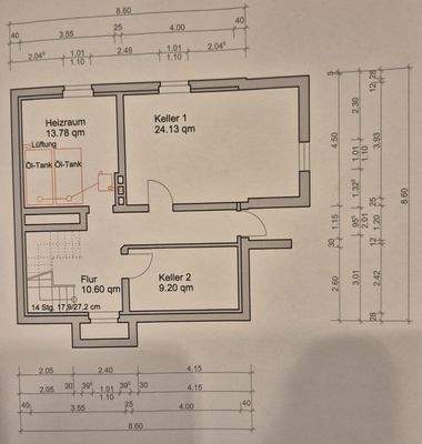 Grundriss Keller