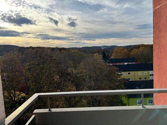 Ausblick Balkon